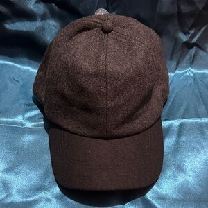 GAP Black Wool Baseball Cap